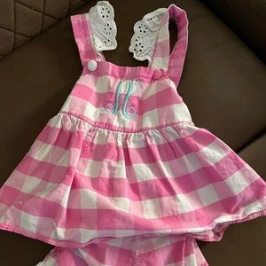 Adorable monogrammed outfit